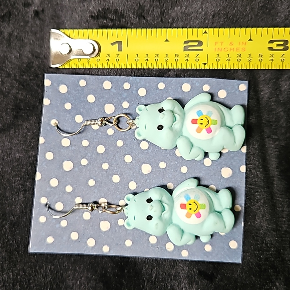 Care Bear pierced dangle earrings NEW Jewelry